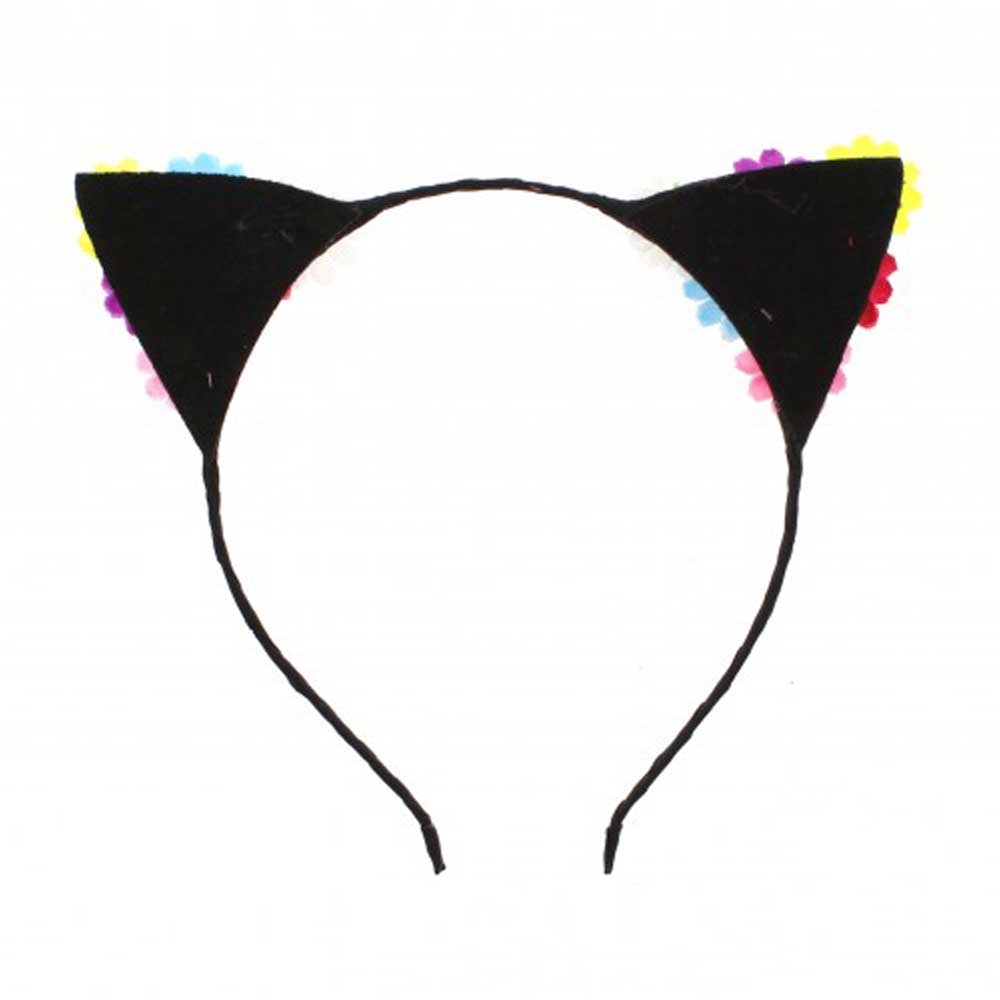 Zac's Alter Ego - Flower Cat Ear Ohren Haarband - Mehrfarben